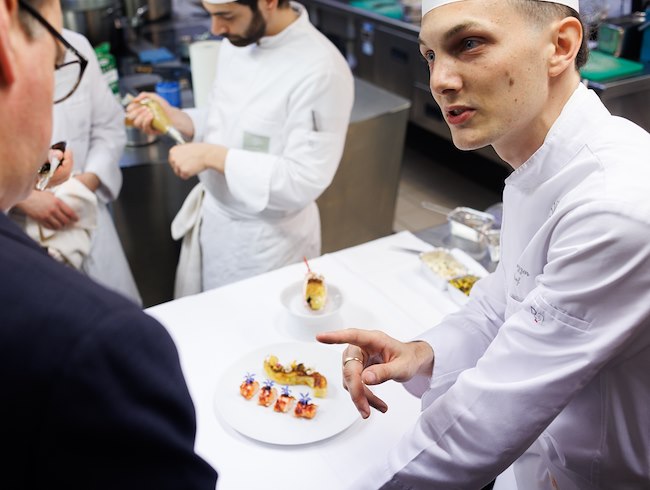 Chef Danny Khezzar at work in the Bayview kitchen